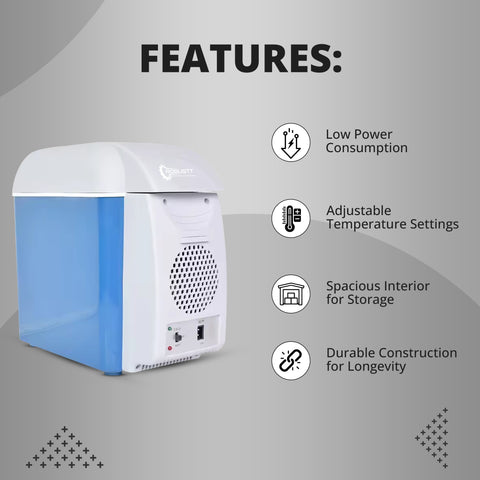 Robustt Car Fridge | 7.5 L Mini Car Fridge for Car | 12V | Dual Mode Temperature Control | Fast Cooling | No Noise | Portable Fridge For Travel Robustt Car Fridge | 7.5 L Mini Car Fridge for Car | 12V | Dual Mode Temperature Control | Fast Cooling | No Noise | Portable Fridge For Travel