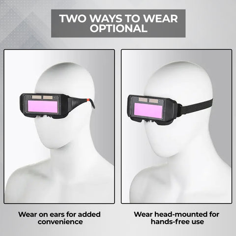 Robustt Auto Darkening Welding Goggles | PC & ABS Material | Adjustable Wearing Design | Solar Welding Goggles | UV Resistant | Multi Purpose Robustt Auto Darkening Welding Goggles | PC & ABS Material | Adjustable Wearing Design | Solar Welding Goggles | UV Resistant | Multi Purpose