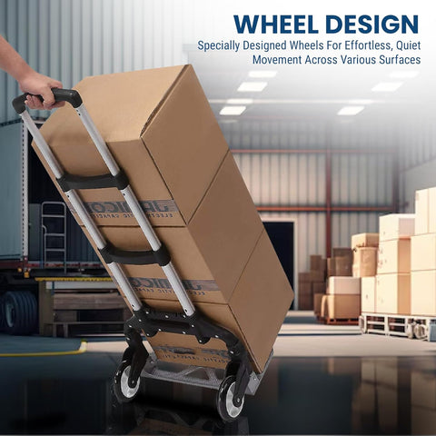Robustt 75 Kg Foldable Trolley with Wheels | Puncture-Proof Wheels | Heavy-Duty Aluminium & ABS Body | Luggage Trolley Cart for Moving Boxes, Appliances & Bundles Robustt 75 Kg Foldable Trolley with Wheels | Puncture-Proof Wheels | Heavy-Duty Aluminium & ABS Body | Luggage Trolley Cart for Moving Boxes, Appliances & Bundles