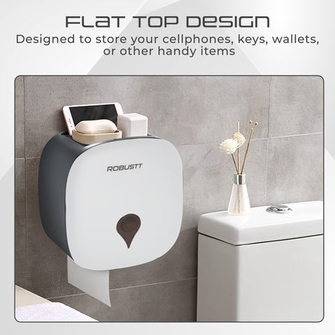 Robustt Wall-Mounted Jumbo Role Hand Towel Dispenser - White Robustt Wall-Mounted Jumbo Role Hand Towel Dispenser - White