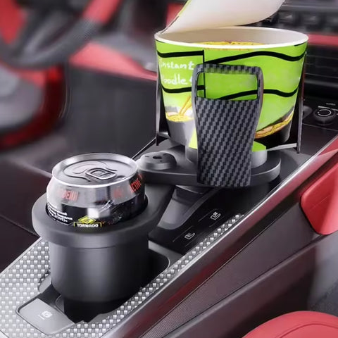 Robustt Dual Car Cup Holder Expander with Adjustable Base, 360 Degree Rotatable Base Robustt Dual Car Cup Holder Expander with Adjustable Base, 360 Degree Rotatable Base