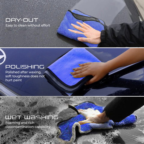 Robustt Multipurpose Microfiber Cleaning Towel Cloth (800 GSM, Blue) Robustt Multipurpose Microfiber Cleaning Towel Cloth (800 GSM, Blue)