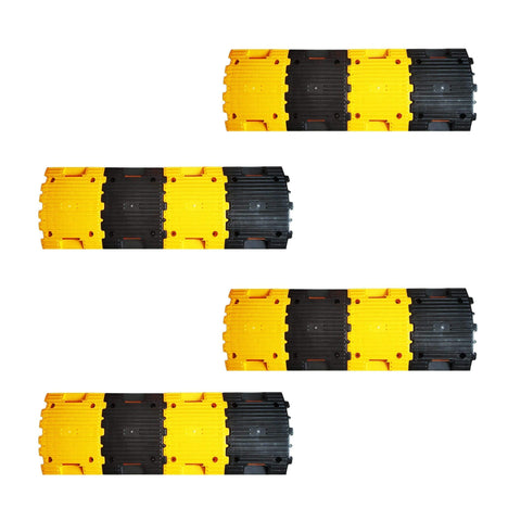 Robustt Plastic Road Speed Bump and Speed Breaker for Road Safety & Concrete Traffic Driveway Robustt Plastic Road Speed Bump and Speed Breaker for Road Safety & Concrete Traffic Driveway