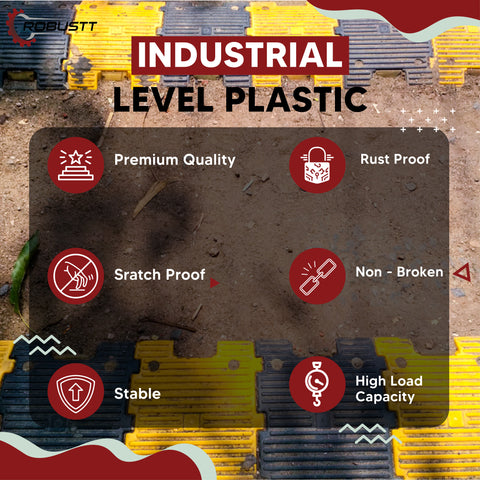 Robustt Plastic Road Speed Bump and Speed Breaker for Road Safety & Concrete Traffic Driveway Robustt Plastic Road Speed Bump and Speed Breaker for Road Safety & Concrete Traffic Driveway