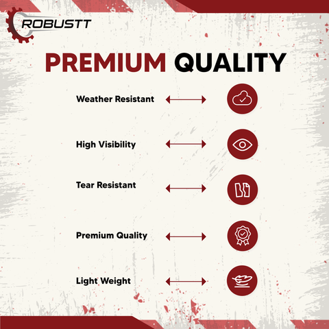 Robustt White & Red Barrication Tape (3 Inches x 130 Mtr) PVC Material, Caution/Danger/Men at Work, Warning Tape Robustt White & Red Barrication Tape (3 Inches x 130 Mtr) PVC Material, Caution/Danger/Men at Work, Warning Tape