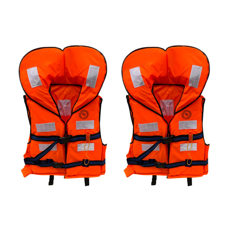 Robustt Life Jacket Polyster Fabric with EPE Foam for Adult Safety Jacket Along with Whistle for Swimming, Boating, Floating Weight Capacity Upto 125 Kg Robustt Life Jacket Polyster Fabric with EPE Foam for Adult Safety Jacket Along with Whistle for Swimming, Boating, Floating Weight Capacity Upto 125 Kg