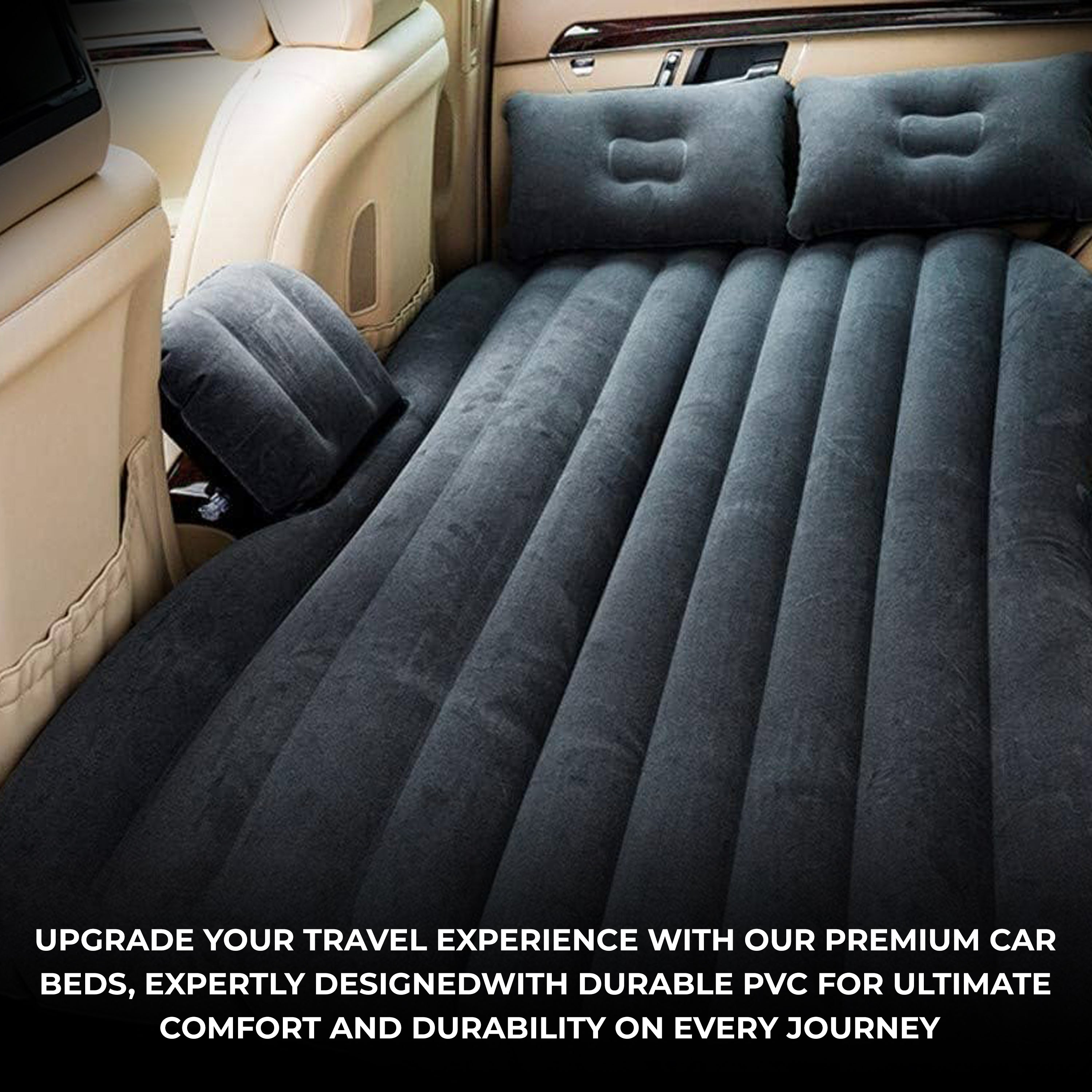 Car Inflatabled Bed Buy Inflatable Car Back Seat Bed (Black) with 2 Air Pillow & Air Pump ...