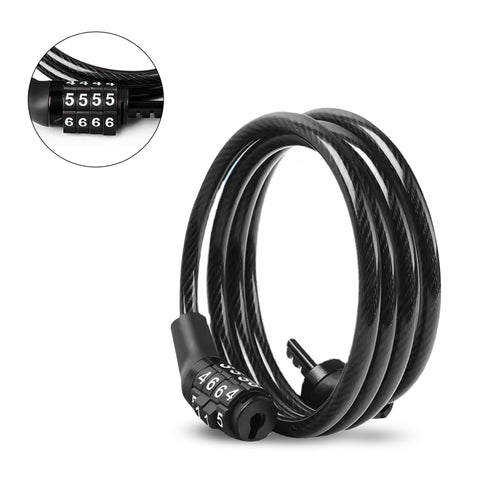 Robustt Keyless Numeric Bike Cable Lock (Pack of 2)