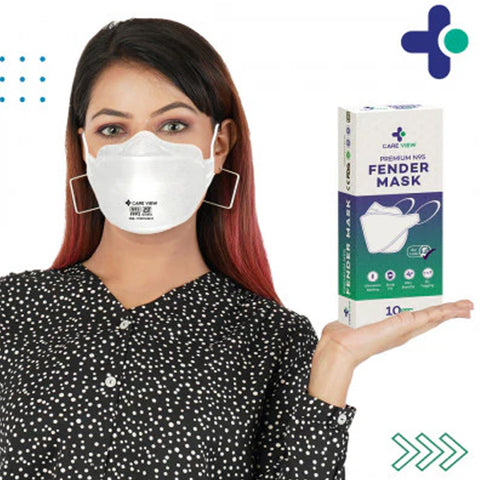 Careview N95 Anti Pollution Ear Loop Fender Mask, 6 Layered Filtration, ZERO Fogging on Spectacles