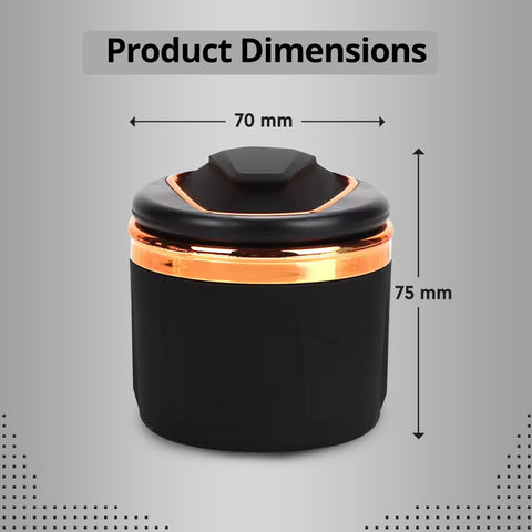 Robustt Car Ash Tray | ABS Material | LED Light Design |  Scratch Free & Fire Resistant | Easy To Clean | Perfect Car Ashtrays for Travel, RV, Outdoor, Home