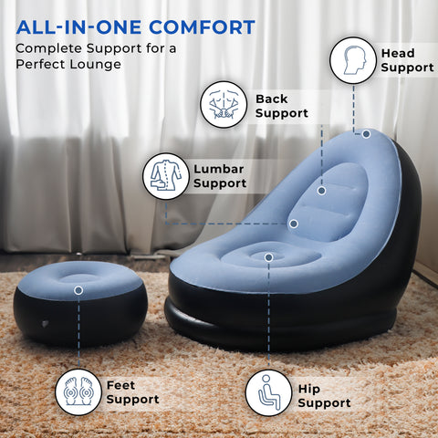Inflatable Recliner Sofa for Ultimate Relaxation