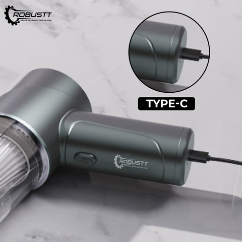 Robustt Wireless Portable Car Vacuum Cleaner With Blower