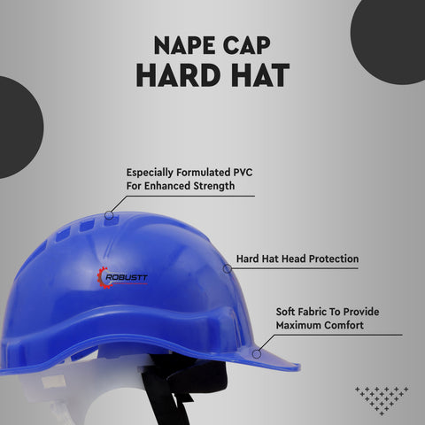 nape cap hard hat safety helmet