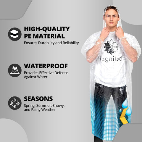 Robustt Poncho Raincoats for Men and Women