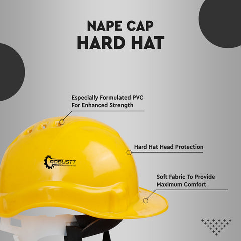 nape cap hard hat helmet