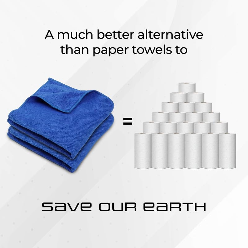 Blue Microfiber Cloth