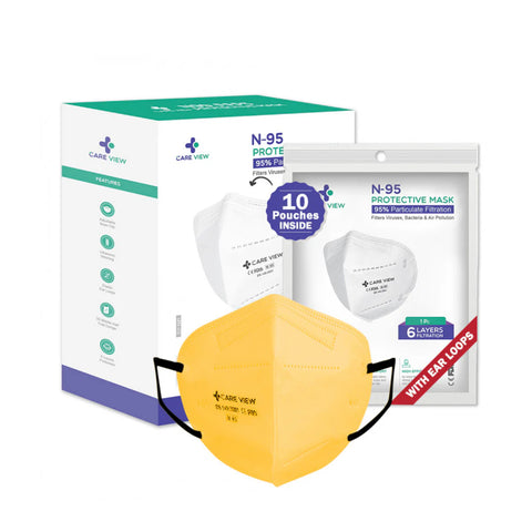 Careview N95 Mask Ear Loop Style, 6 Layered Filtration