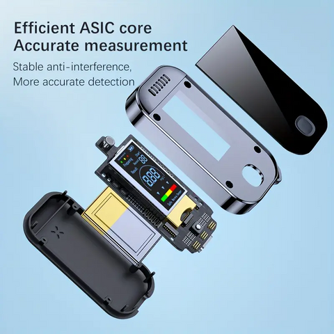 Robustt Portable & Advance Alcohol Testing Machine, Digital Display Color Screen, Non- Contact Breath Analyzer Alcohol Meter (Model-4)
