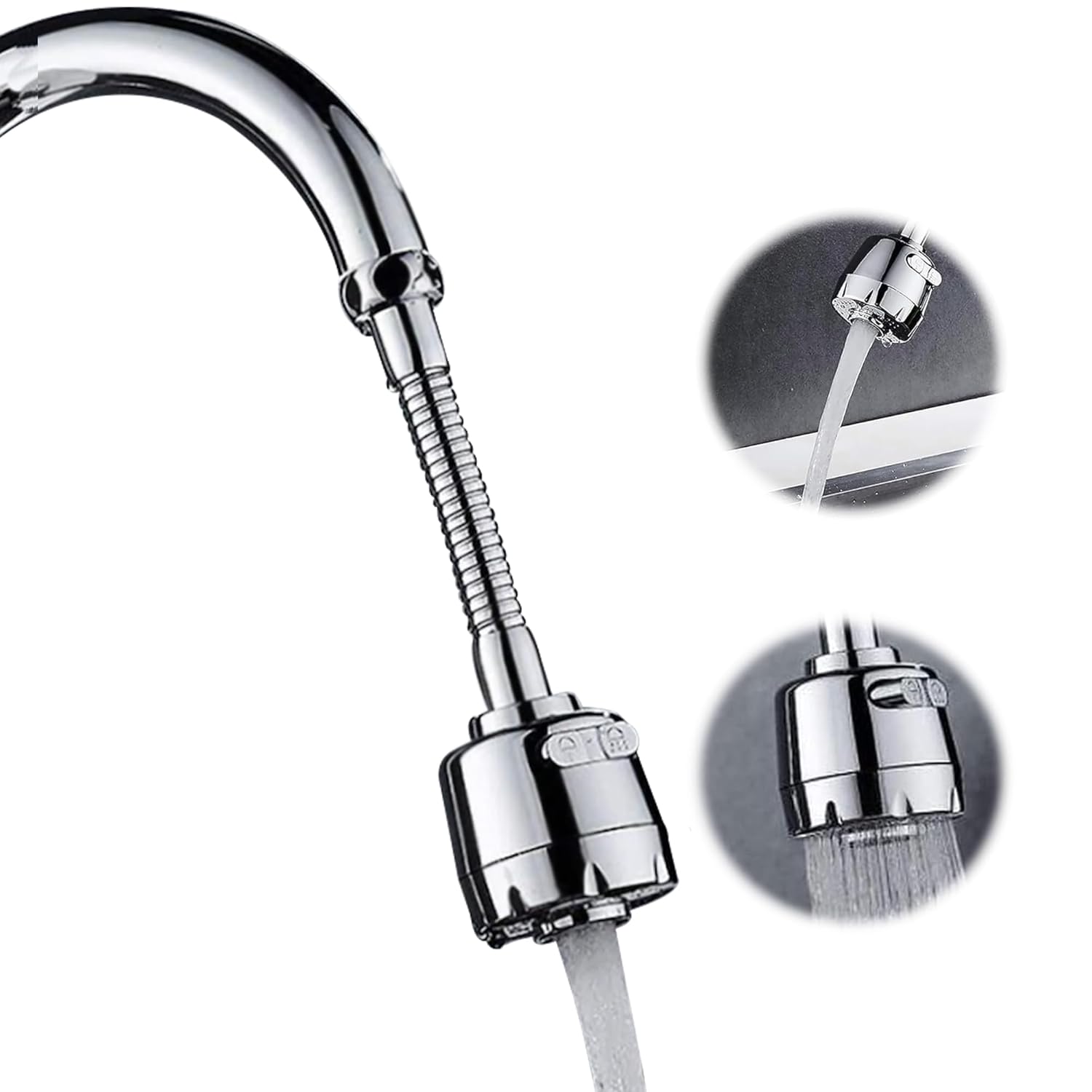 Buy Flexible Faucet Tap Extender for Kitchen | 2 Flow Modes – Robustt