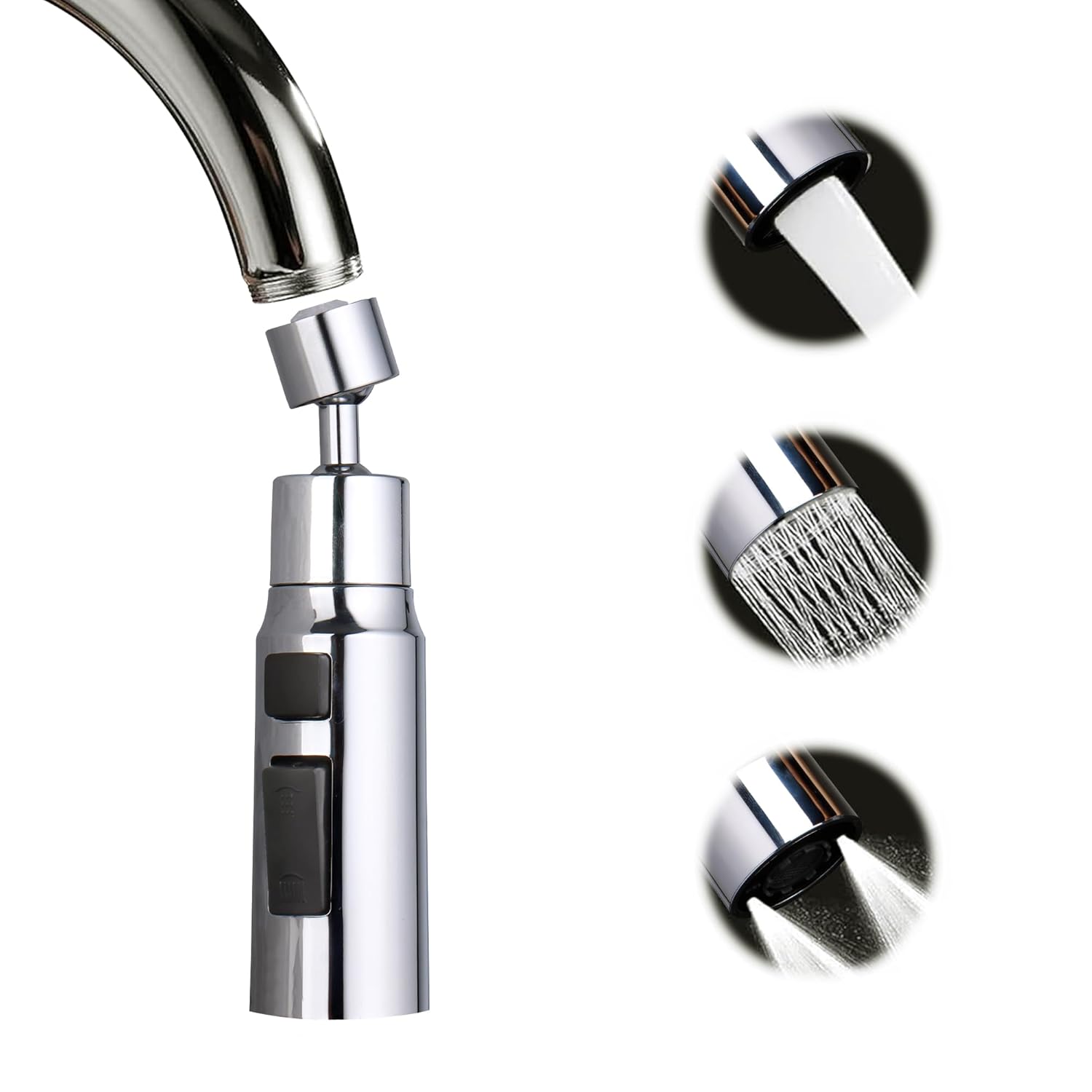 Buy Flexible Faucet Tap Extender for Kitchen | 3 Flow Modes – Robustt