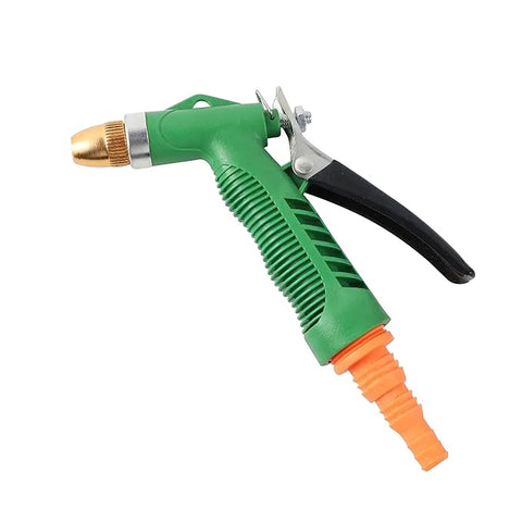 ROOTS & LEAF High-Pressure Garden Water Spray Gun – 3 Adjustable Spray Patterns | Hands-Free Operation, Durable Brass Nozzle for Car Washing, Plant Watering, and Pet Cleaning