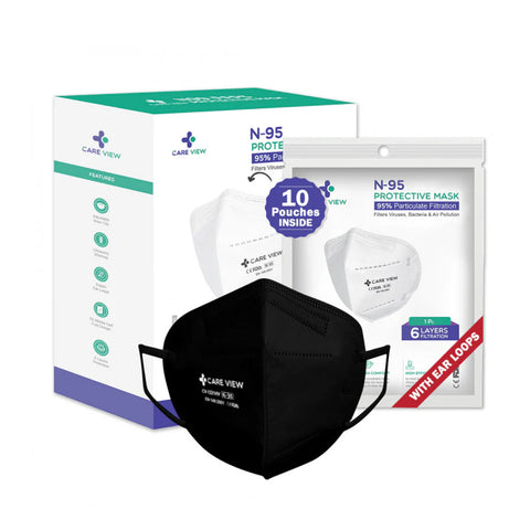 Careview N95 Mask Ear Loop Style, 6 Layered Filtration