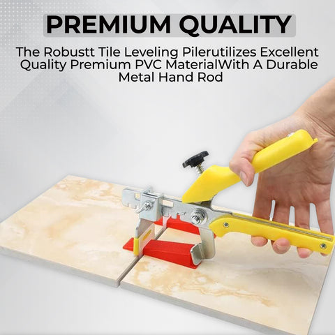 Robustt Tile Leveling Plier | High Tension PVC Tile Leveling Tools | Quick Tile Installation | Lippage Prevention | Ergonomic Design | Suitable for Both DIY and Precise Tile Alignment