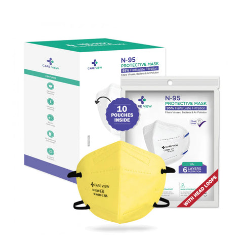 Careview N95 Mask Head Loop Style with 6 Layered Filtration