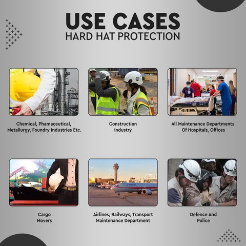 Use cases of hard hat protection