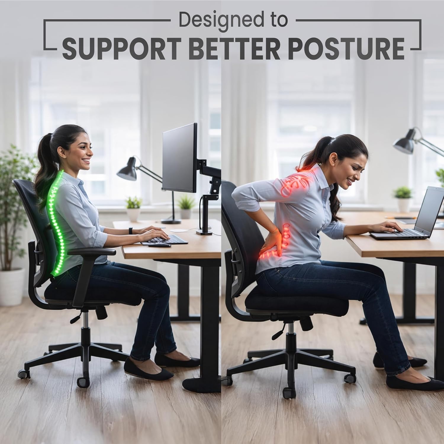 Single Arm Monitor Stand designed to support better posture