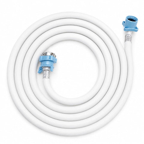 Washing Machine Inlet Pipe 2 Meter | Flexible PVC Hose for Automatic Washing Machines | Rust-Resistant Connector | Leak-Proof & Burst-Proof