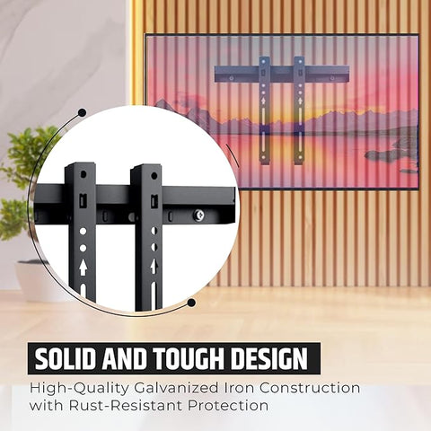 Robustt Heavy Duty TV Wall Mount Bracket for 14 to 32 inch LED/LCD/Smart TV’s | VESA Compatibility (100x100mm & 200x200mm)
