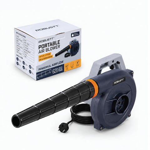 Air Blower Machine 620W I 16000 RPM I 5-Variable Speed I 3.5M Long Wire I 3.7 m³/M Air Flow I Copper Motor I Ideal for Cleaning, Home, Car, Leaf Blower and PC I 1 Year Warranty