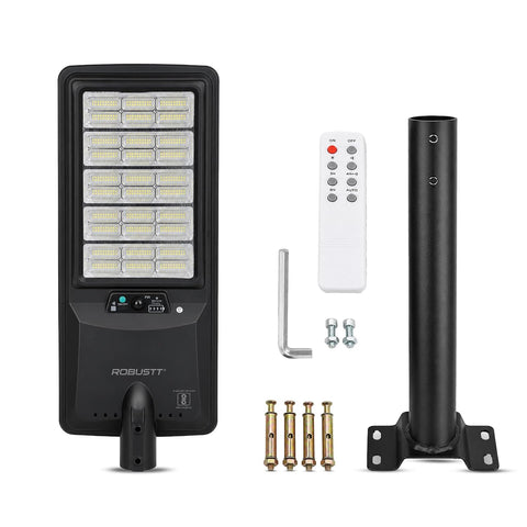Solar LED Light 400W for Outdoor Use | PIR Motion Sensor & Remote Control | Solar + USB Type-C Charging | 8000 Lumens
