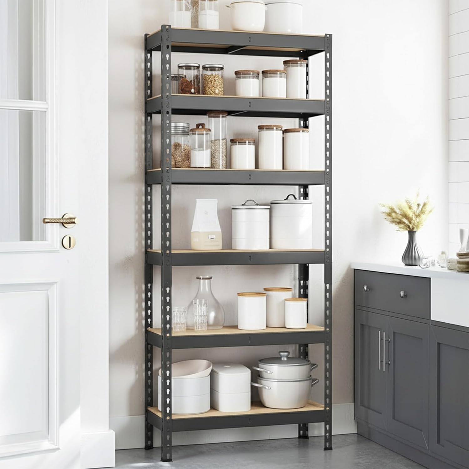 Pure Storage Full Rack Buy 6-Tier Multipurpose Storage Rack | Adjustable Kitchen & Home Shelf ...