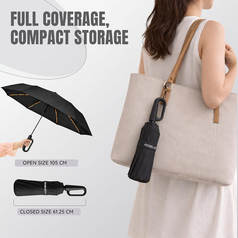 Easy to Carry Auto Open Clutch Umbrella