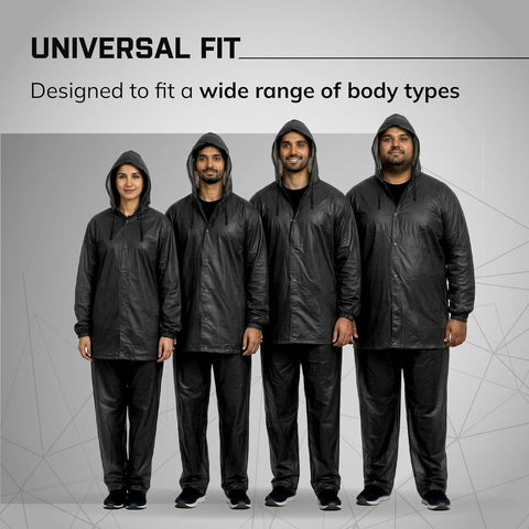 Unisex EVA Rainsuit Jacket & Pant Set with universal fit design