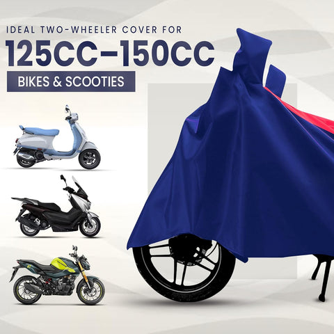Two Wheeler cover for 125cc - 150 cc Bikes & Scooties