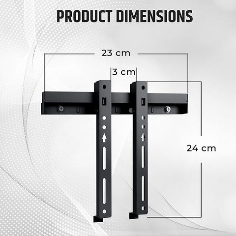 Robustt Heavy Duty TV Wall Mount Bracket for 14 to 32 inch LED/LCD/Smart TV’s | VESA Compatibility (100x100mm & 200x200mm)