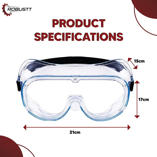 Buy Safety Glasses Goggle for Chemical and Dust Protection 60