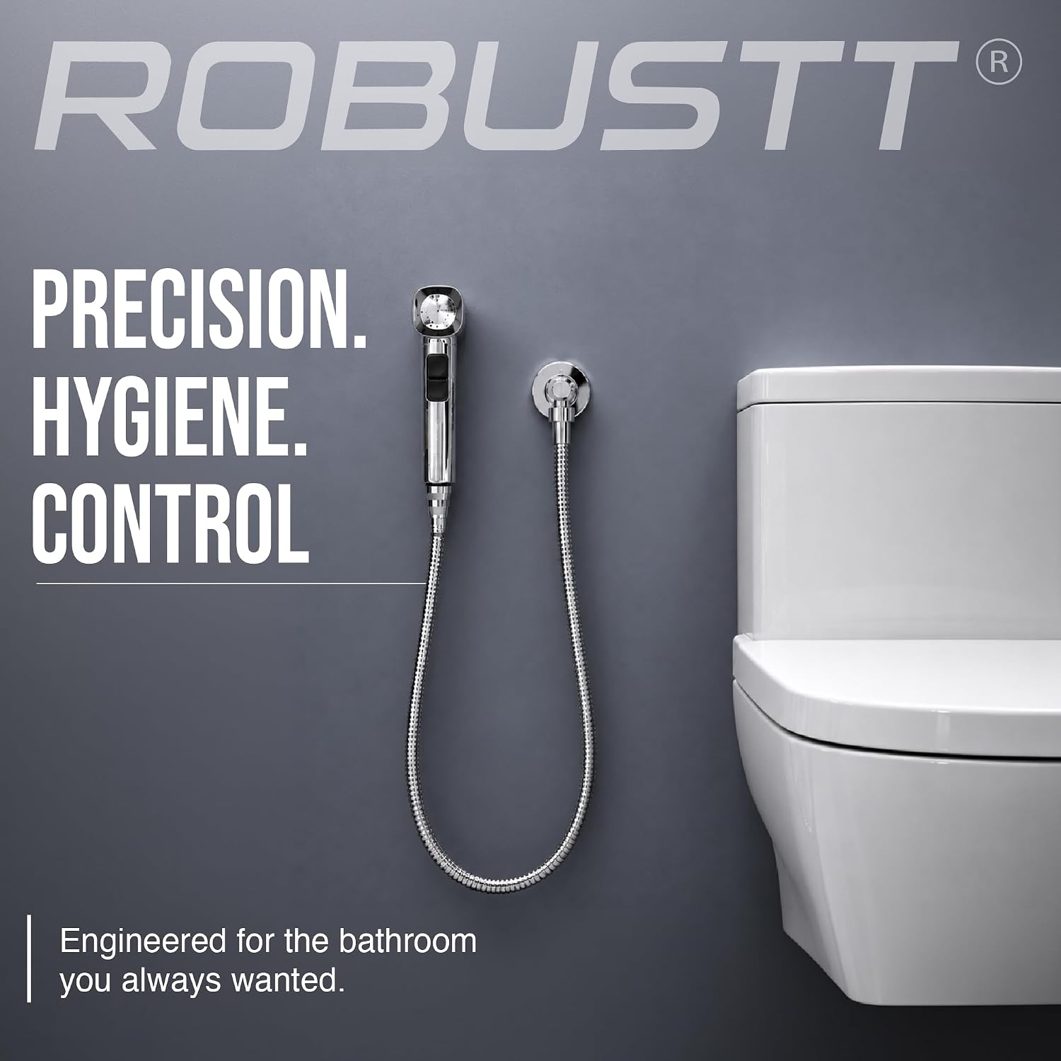 Robustt chrome finish faucet