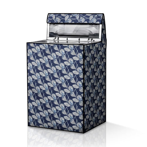 Waterproof Top Load Fully Automatic Printed Washing Machine Cover for 8 Kg, 8.5 Kg, 9 Kg, 9.5 Kg (63 x 63 x 93 cms)