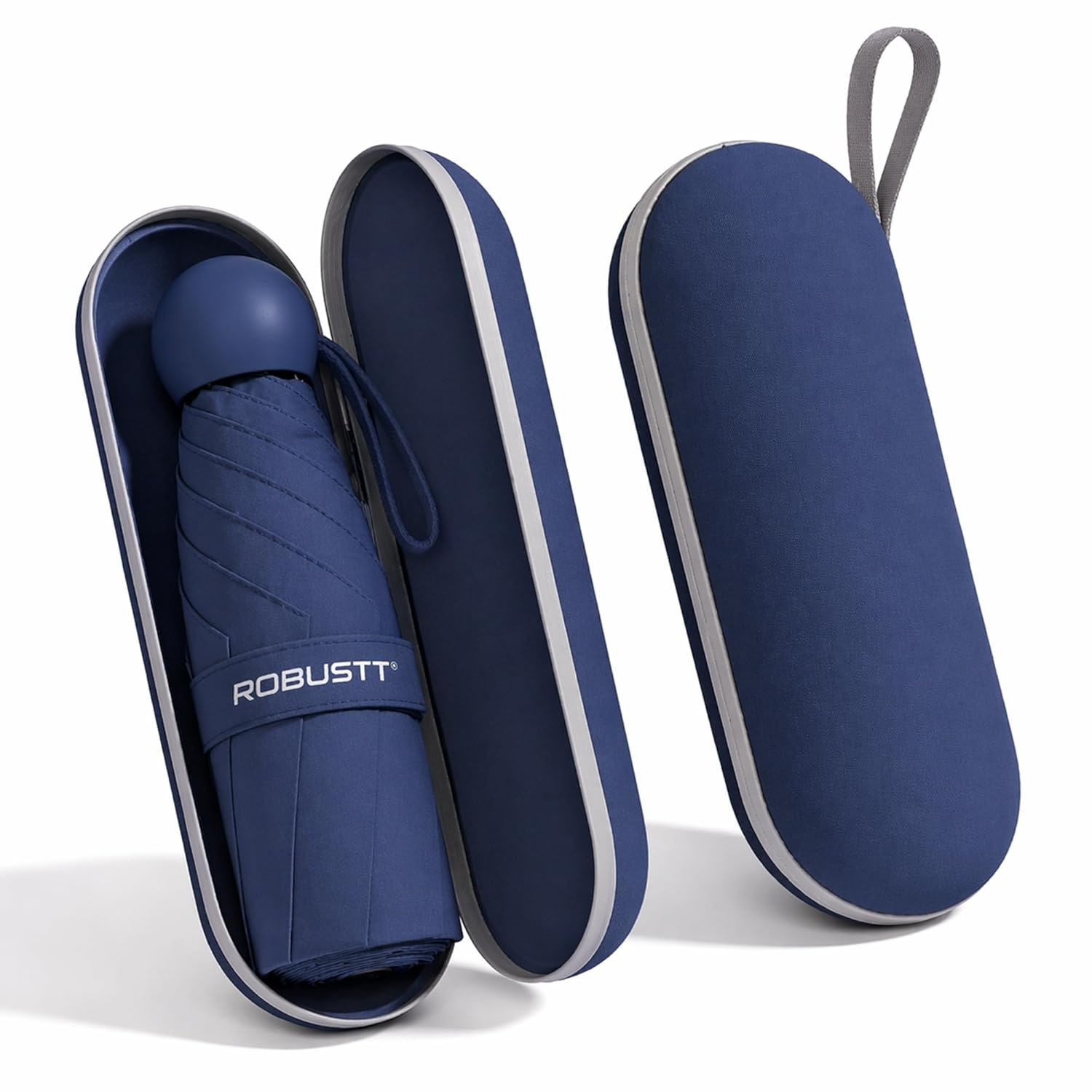Dark blue color Capsule Mini Foldable Travel Umbrella