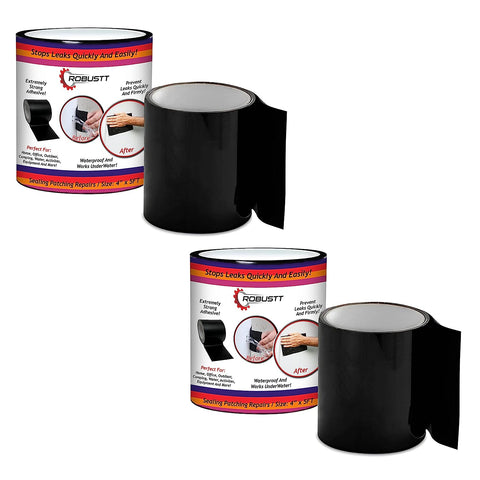 Black Flex Tape 10cm x 1.5m pack of 2