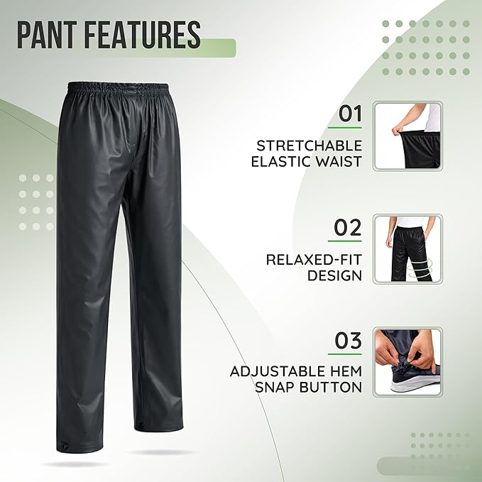 Features of Waterproof pant of raincoat