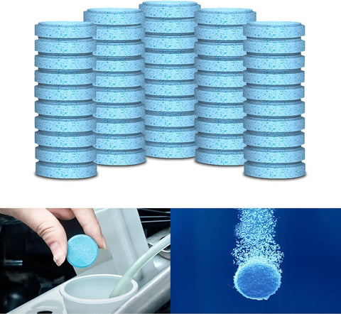 Concentrated Automotive Glass Wiper Cleaning Tablets, Car Windshield Washer Solid Tablets, Glass Cleaner Tablets