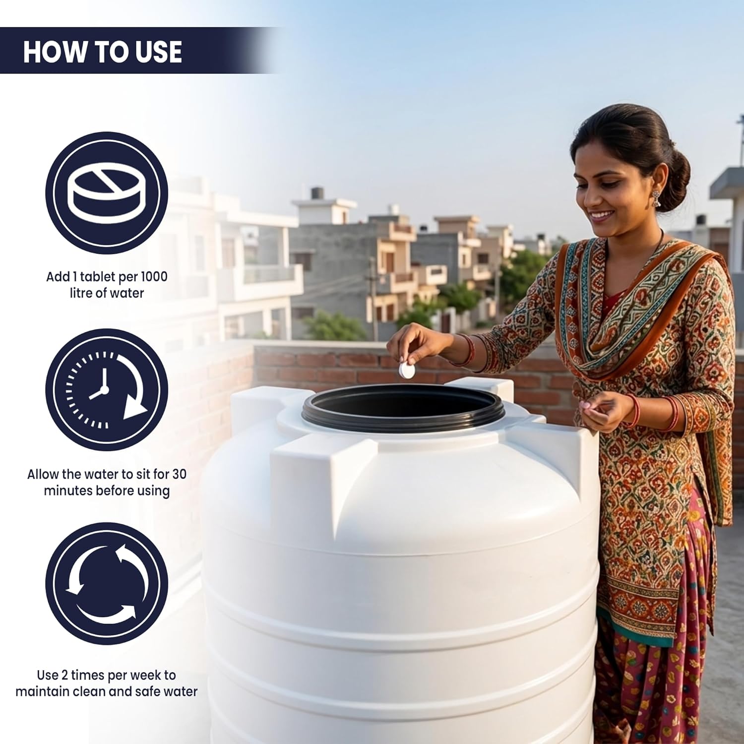 How to use water purification tablets