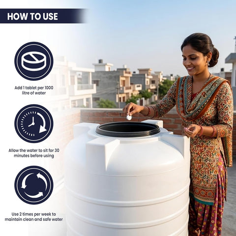 How to use water purification tablets