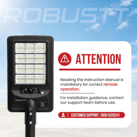 Solar LED Light 300W for Outdoor Use | PIR Motion Sensor & Remote Control | 6000 Lumens | 6500K Cool White