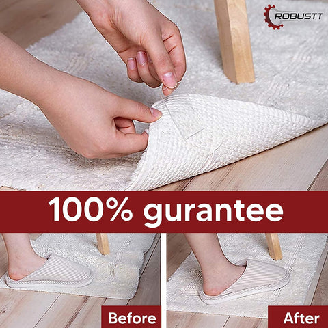 Robustt Double Sided Tape (3m x 3cm), Heavy Duty, Transparent IVY Grip Tape, Removable Traceless Mounting Best Suited for Wall Tape, Kitchen, Home Décor & DIY